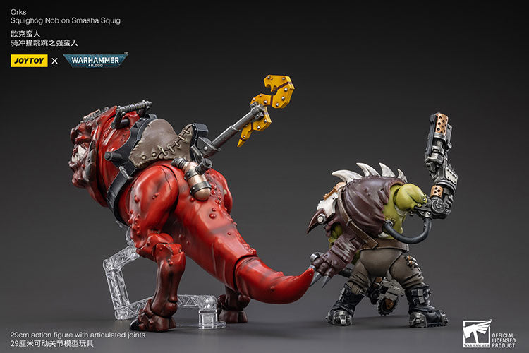 Orks Squighog Nob On Smasha Squig