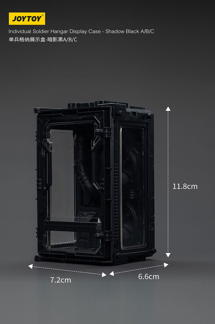 Individual Soldier Hangar Display Case - Shadow Black