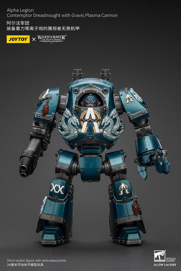 Alpha Legion Contemptor Dreadnought with Gravis Plasma Cannon