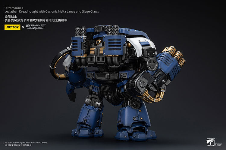 Ultramarines Leviathan Dreadnought with Cyclonic Melta Lance and Siege Claw
