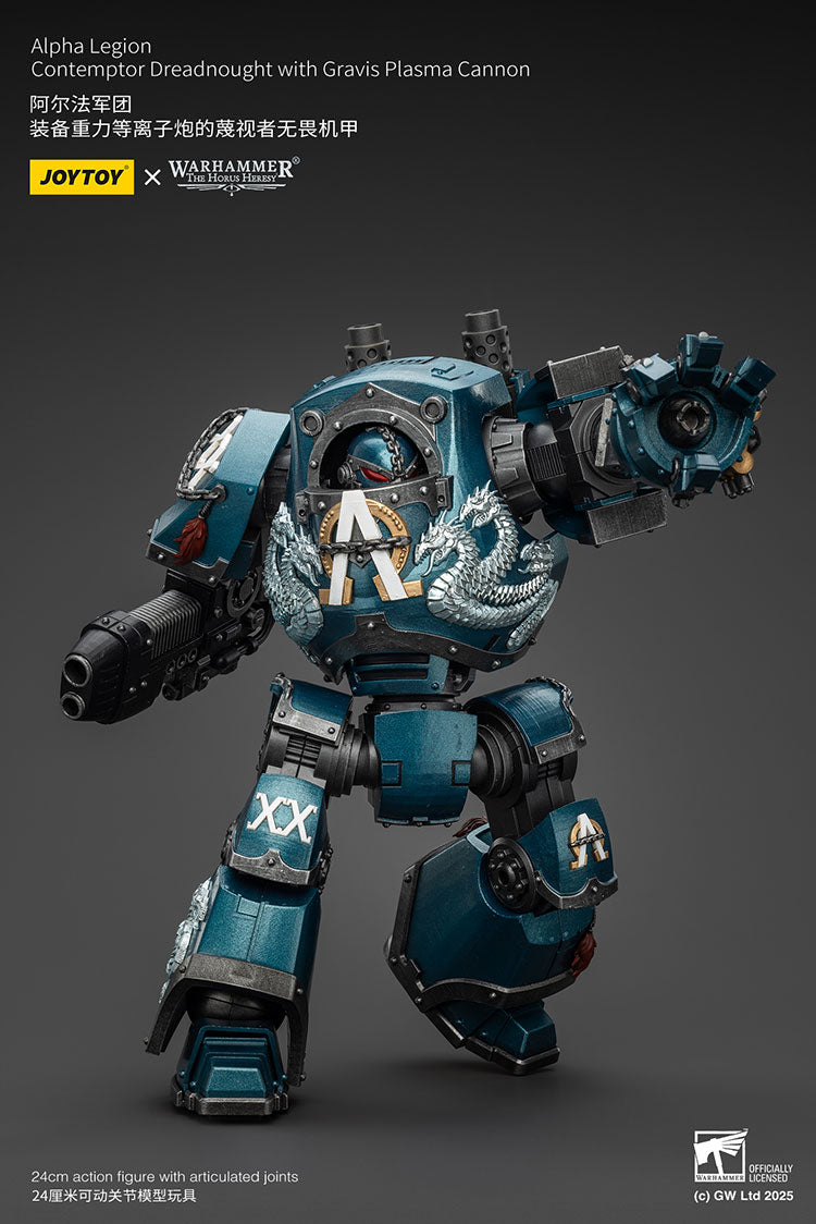 Alpha Legion Contemptor Dreadnought with Gravis Plasma Cannon
