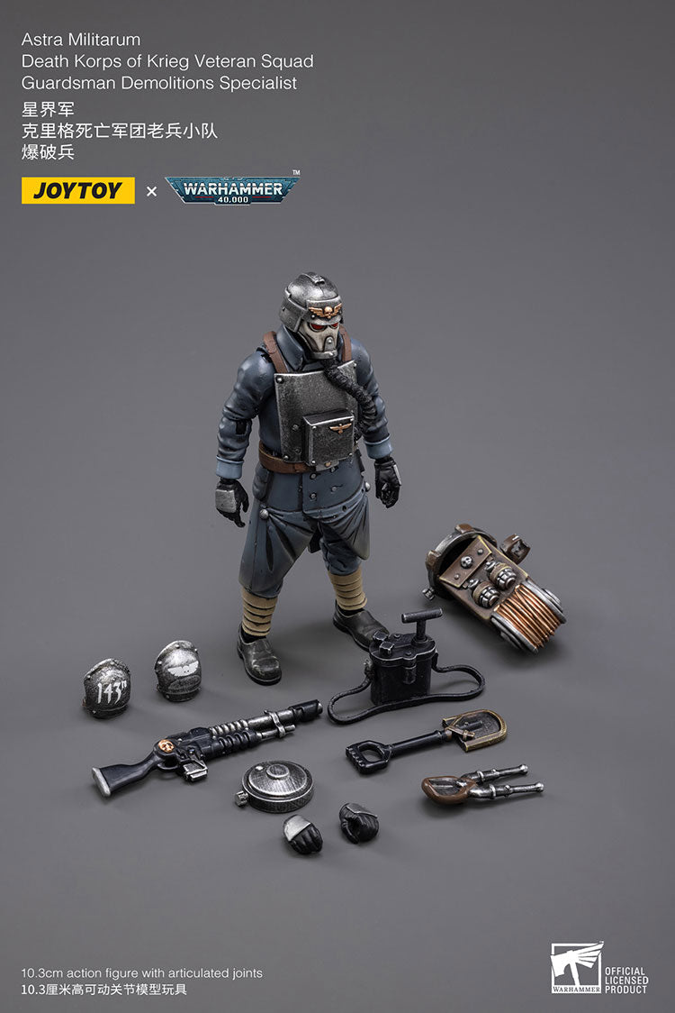 Astra Militarum Death Korps of Krieg Veteran Squad Guardsman Demolitions Specialist
