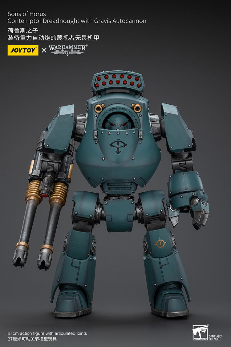 Sons of Horus Contemptor Dreadnought with Gravis Autocannon