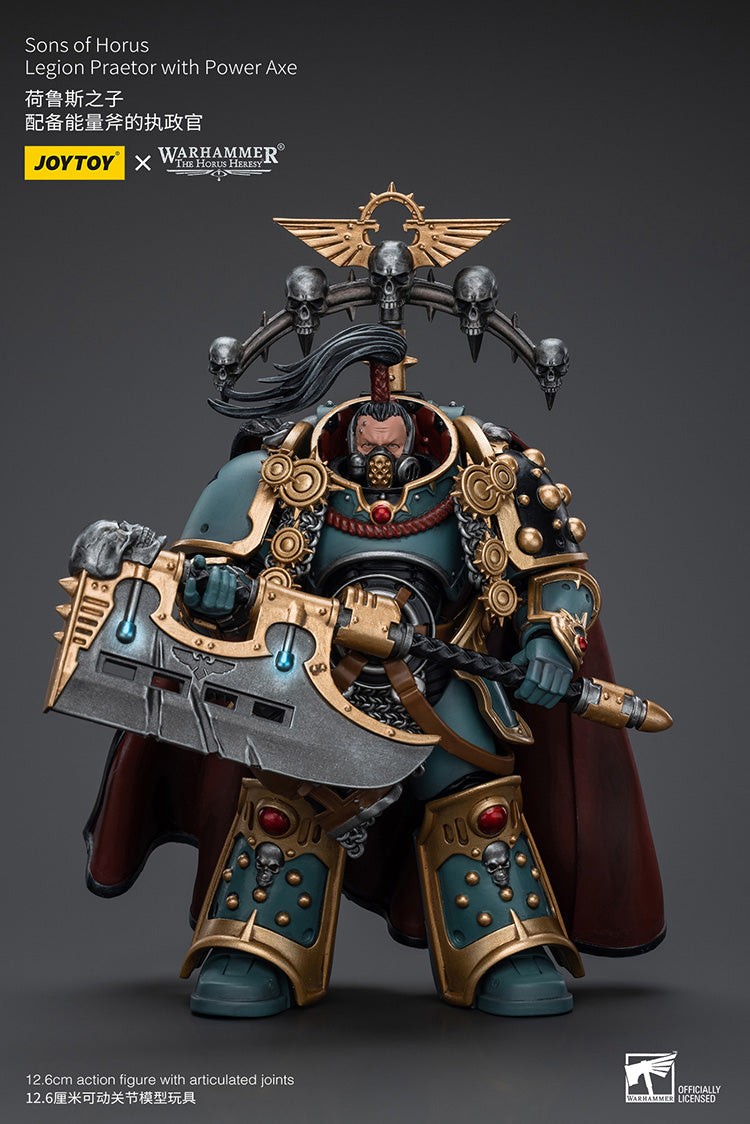 Sons of Horus Legion Praetor with Power Axe
