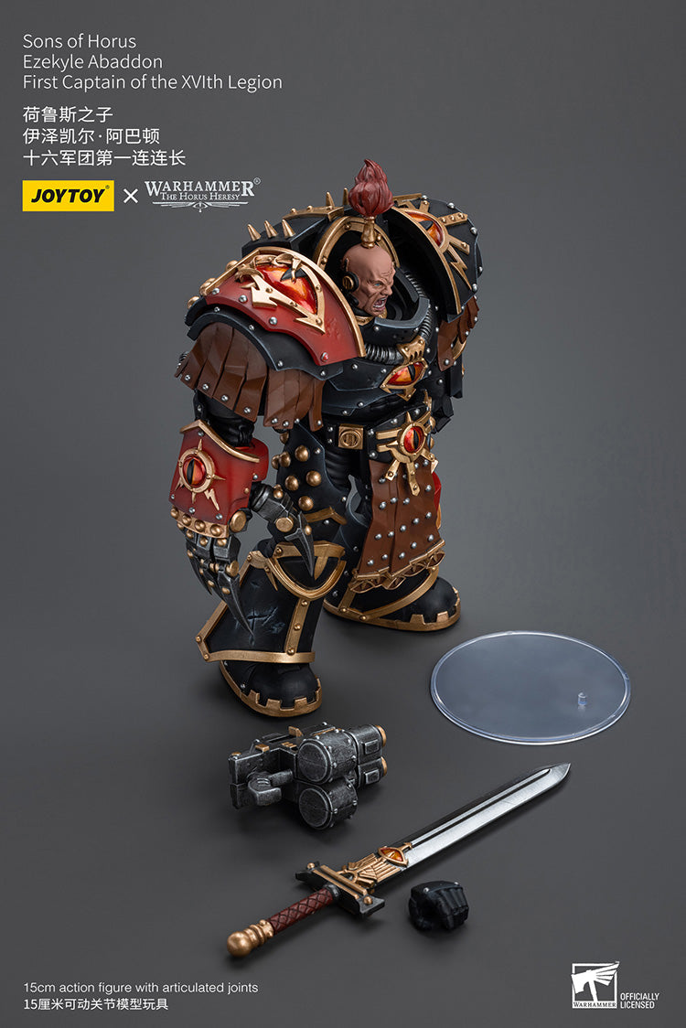 Sons of Horus Ezekyle Abaddon First Captain of the XVIth Legion