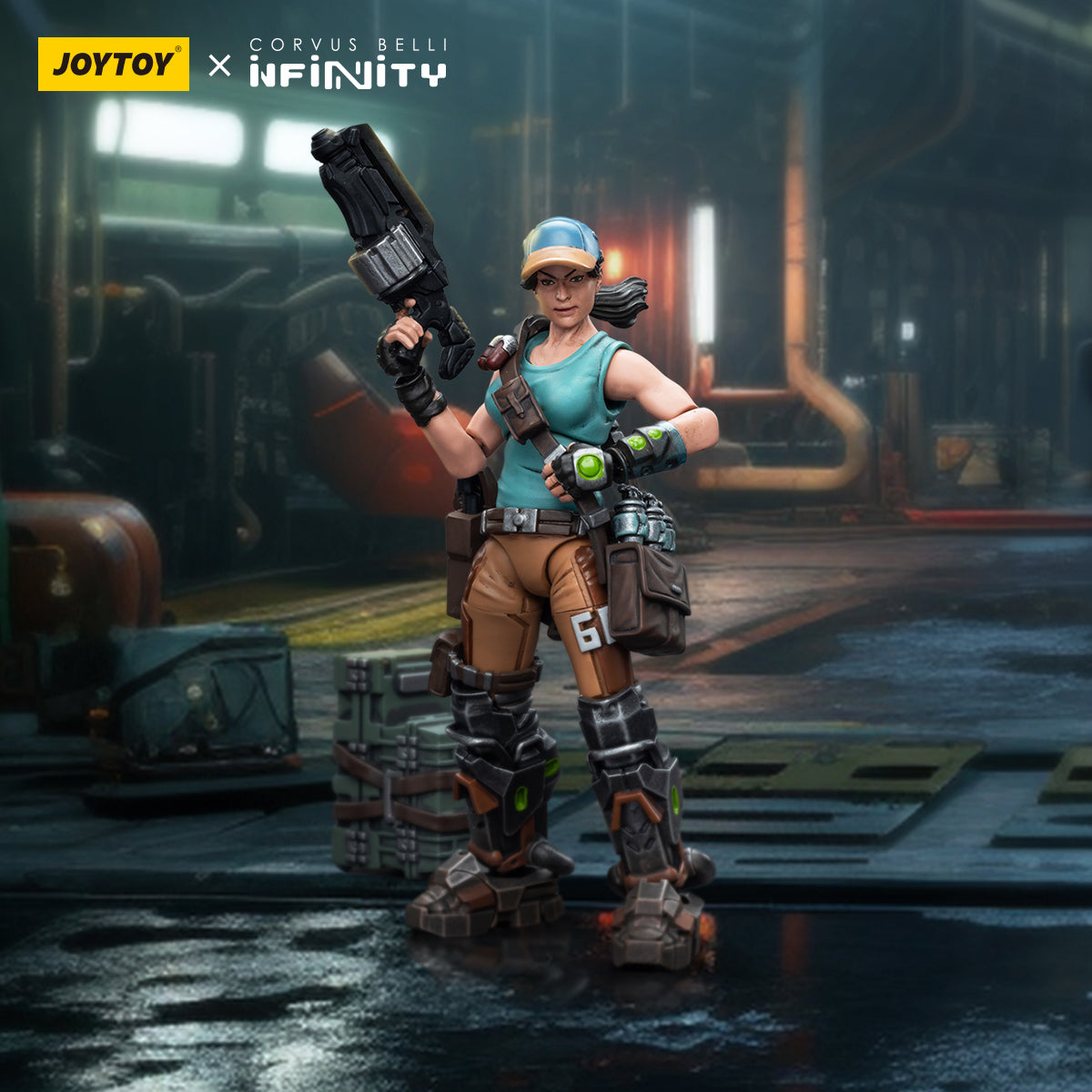 JOYTOY x INFINITY NA2 Monstruckers #1&Oktavia Grimsdottir lcebreaker's Harpooner