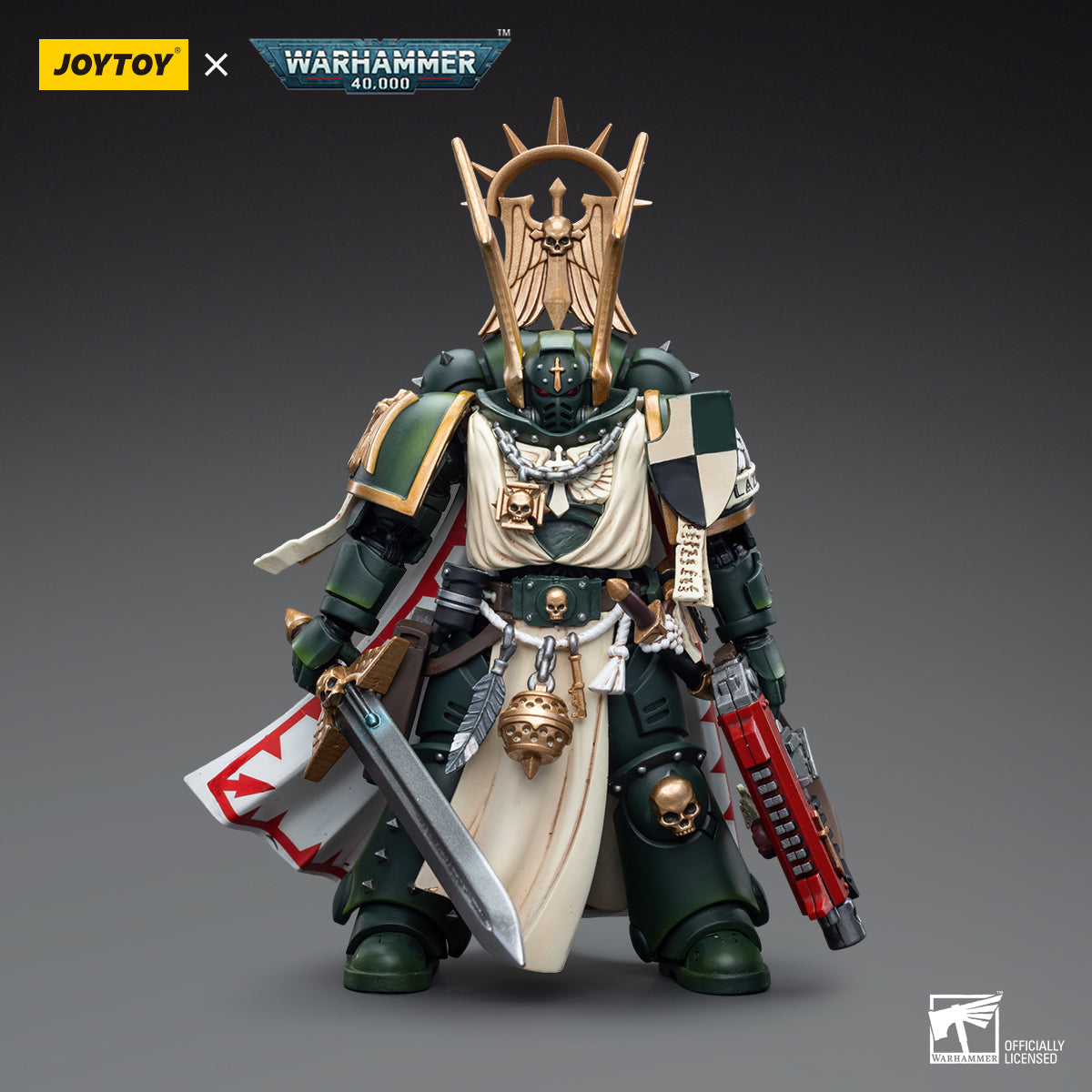 JOYTOY x WARHAMMER Dark Angels Master Lazarus&Master with Power Fist