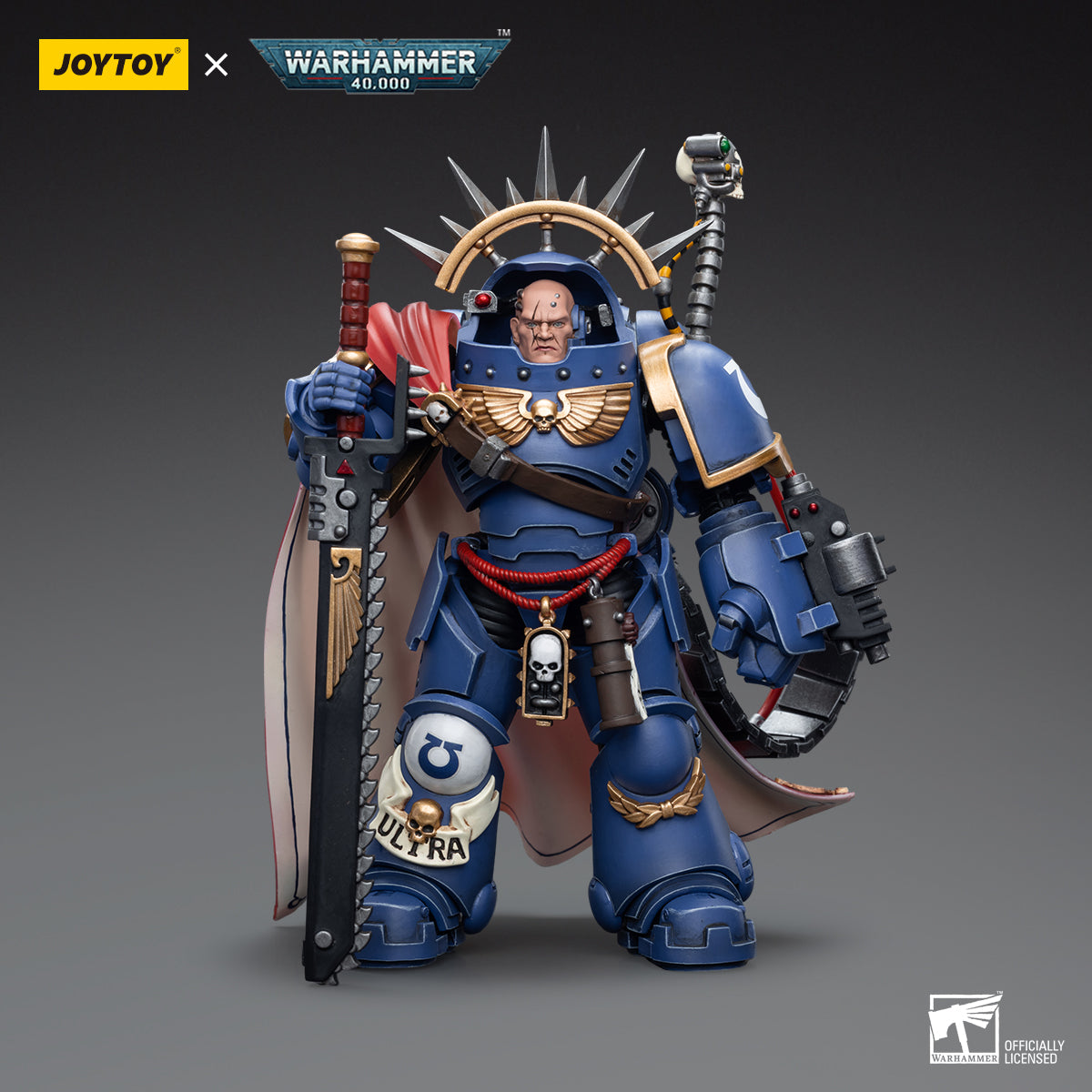 JOYTOY x Warhammer Ultramarines Captain in Gravis Armour