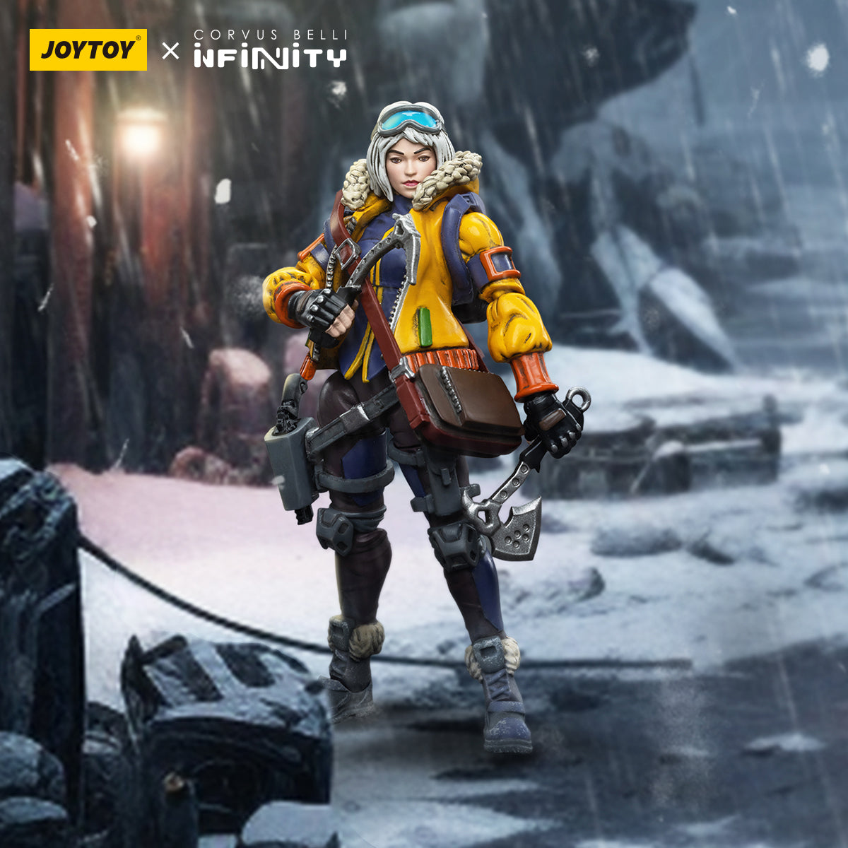 JOYTOY x INFINITY NA2 Monstruckers #1&Oktavia Grimsdottir lcebreaker's Harpooner