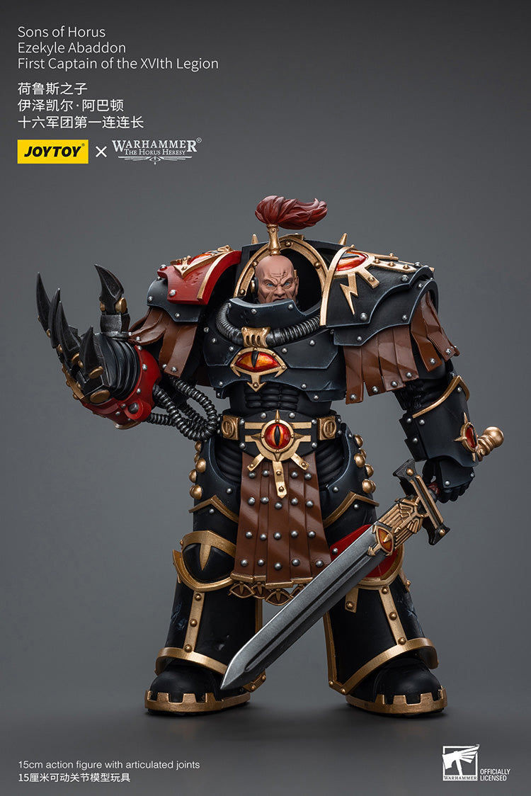 Sons of Horus Ezekyle Abaddon First Captain of the XVIth Legion