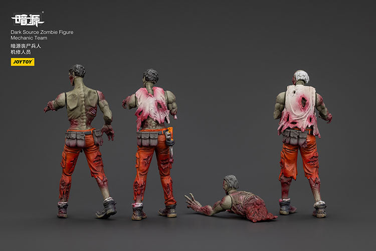 Dark Source Zombie Figure Mechanic Team