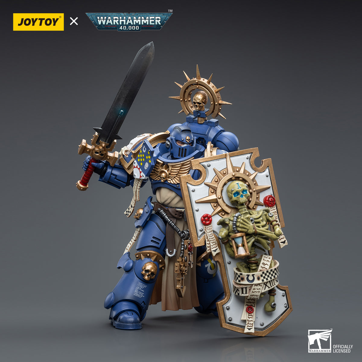 JOYTOY x Warhammer Ultramarines Primaris Captain with Relic Shield and Power Sword