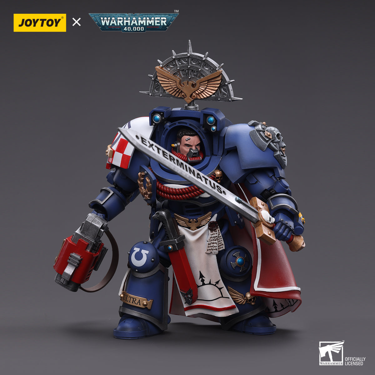 JOYTOY x Warhammer Ultramarines Terminator Captain & Primaries Captain with power sword and plasma pistol