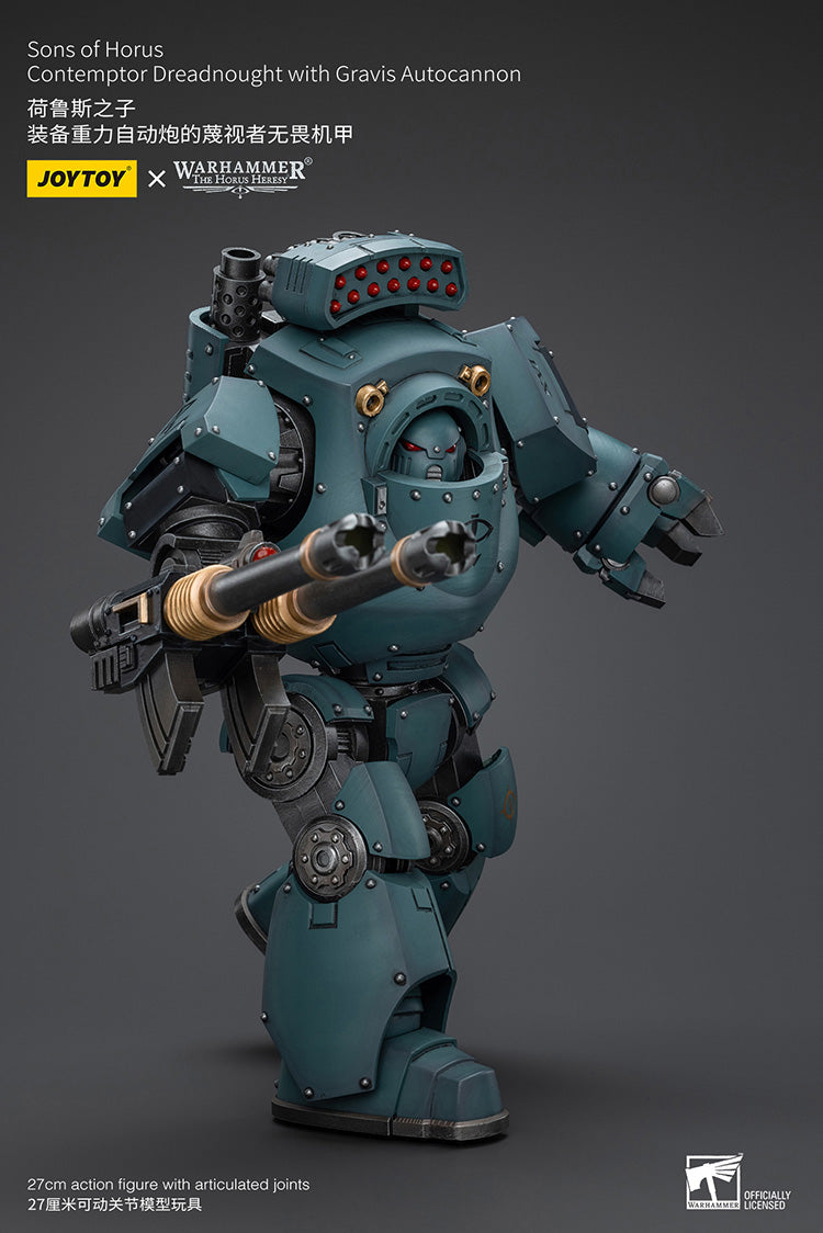 Sons of Horus Contemptor Dreadnought with Gravis Autocannon