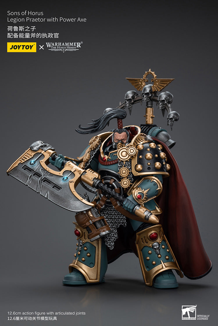 Sons of Horus Legion Praetor with Power Axe
