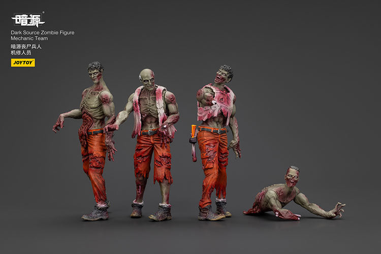 Dark Source Zombie Figure Mechanic Team