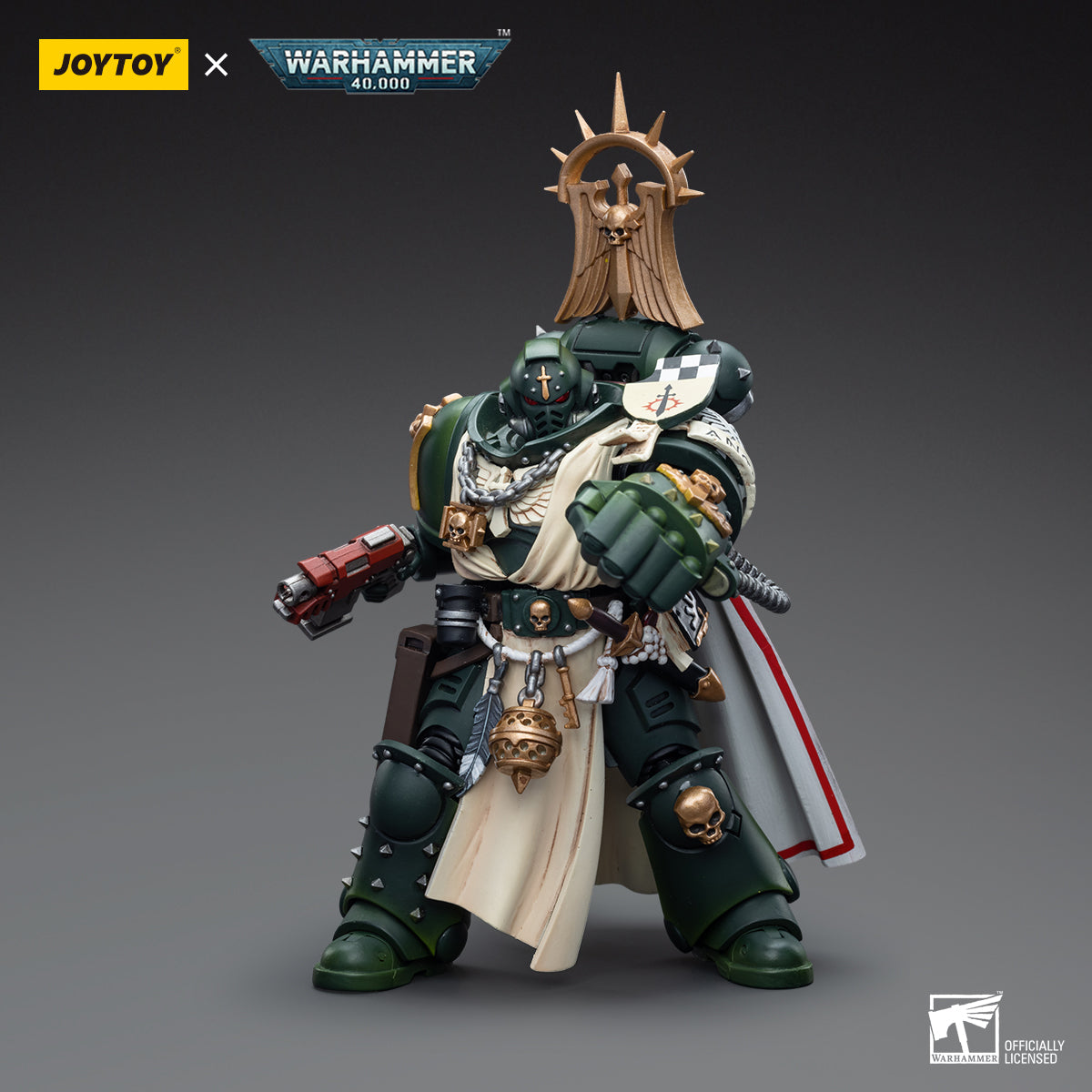 JOYTOY x WARHAMMER Dark Angels Master Lazarus&Master with Power Fist