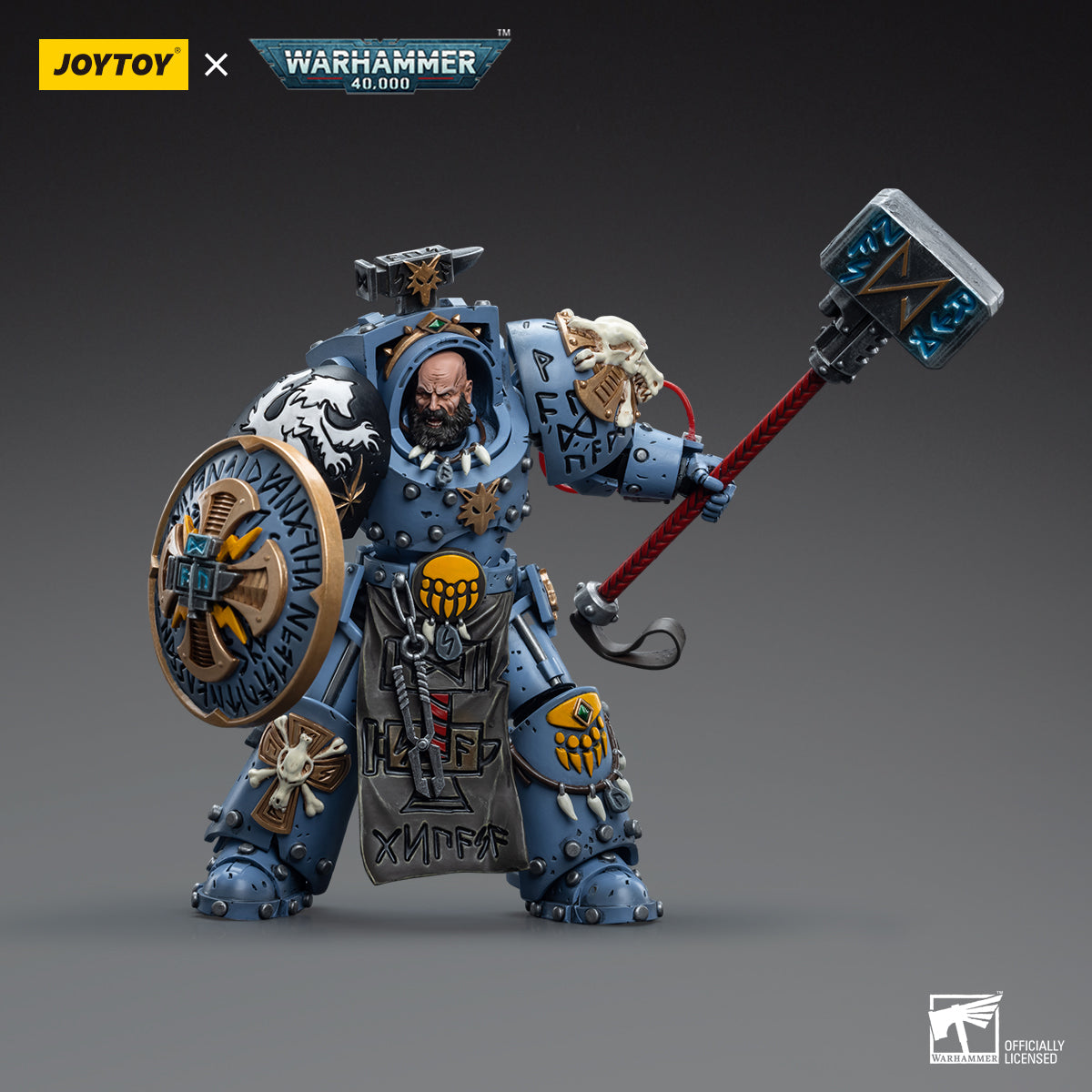 【Pre-Order】JOYTOY x Warhammer Space Wolves Arjac Rockfist