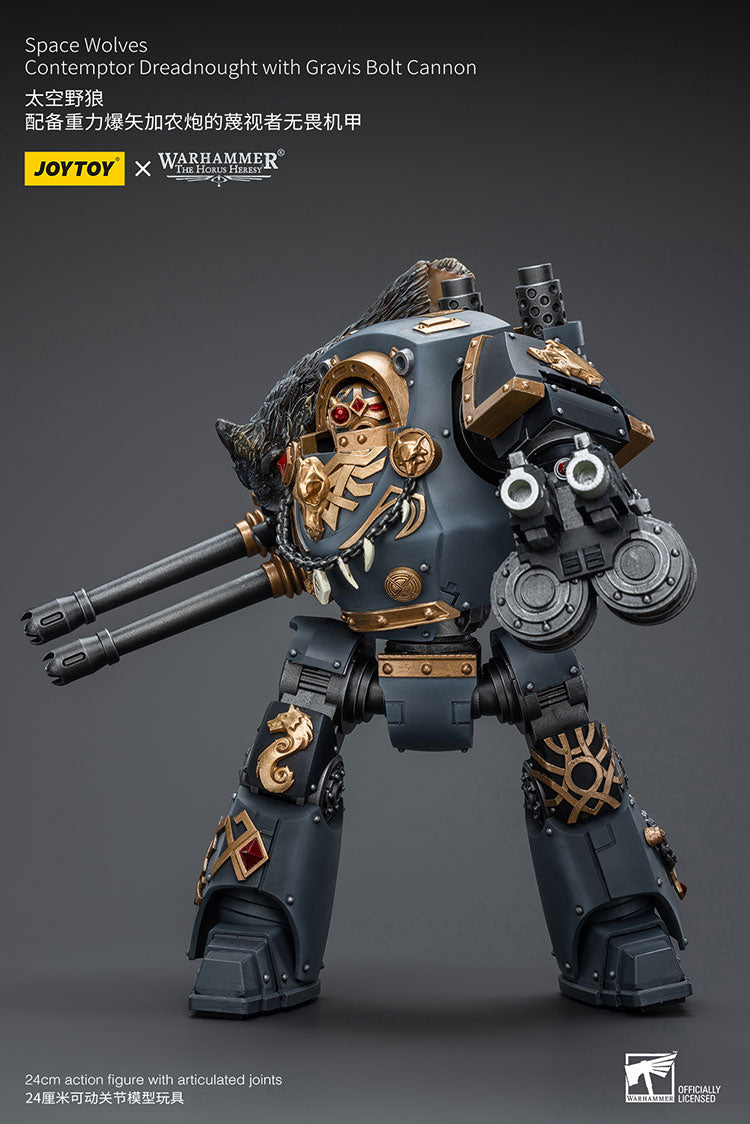 Space Wolves Contemptor Dreadnought with Gravis Bolt Cannon