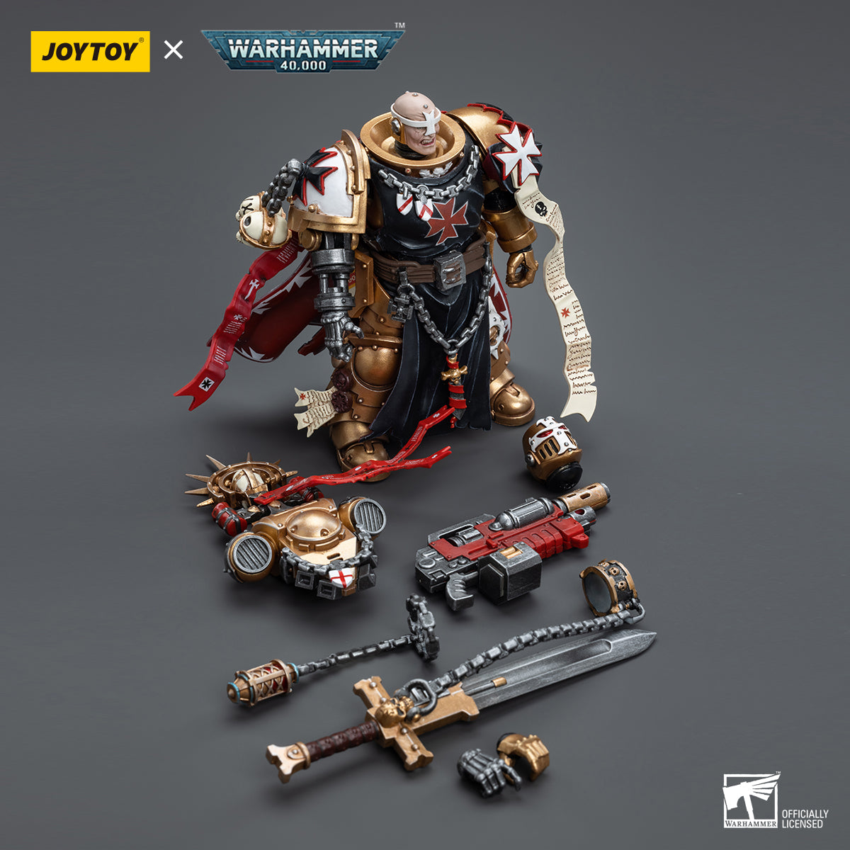 JOYTOY x WARHAMMER Black Templars High Marshal Helbrecht