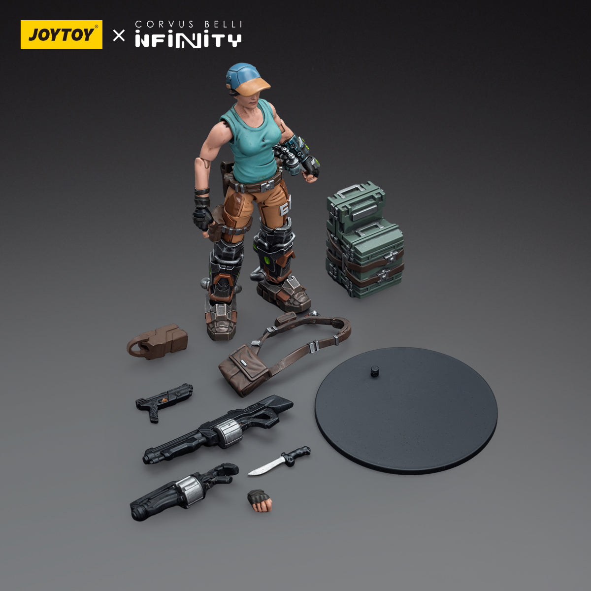 JOYTOY x INFINITY NA2 Monstruckers #1&Oktavia Grimsdottir lcebreaker's Harpooner