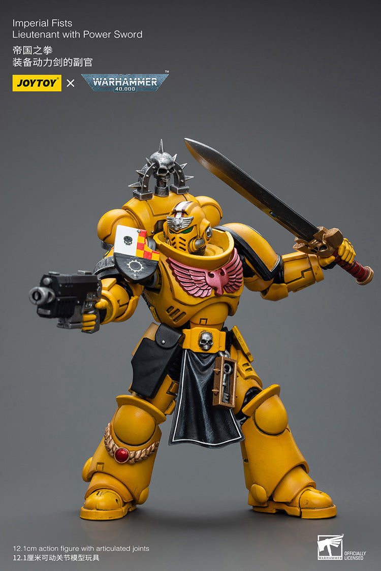 Imperial Fists Lieutenant with Power Sword