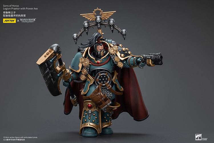 Sons of Horus Legion Praetor with Power Axe