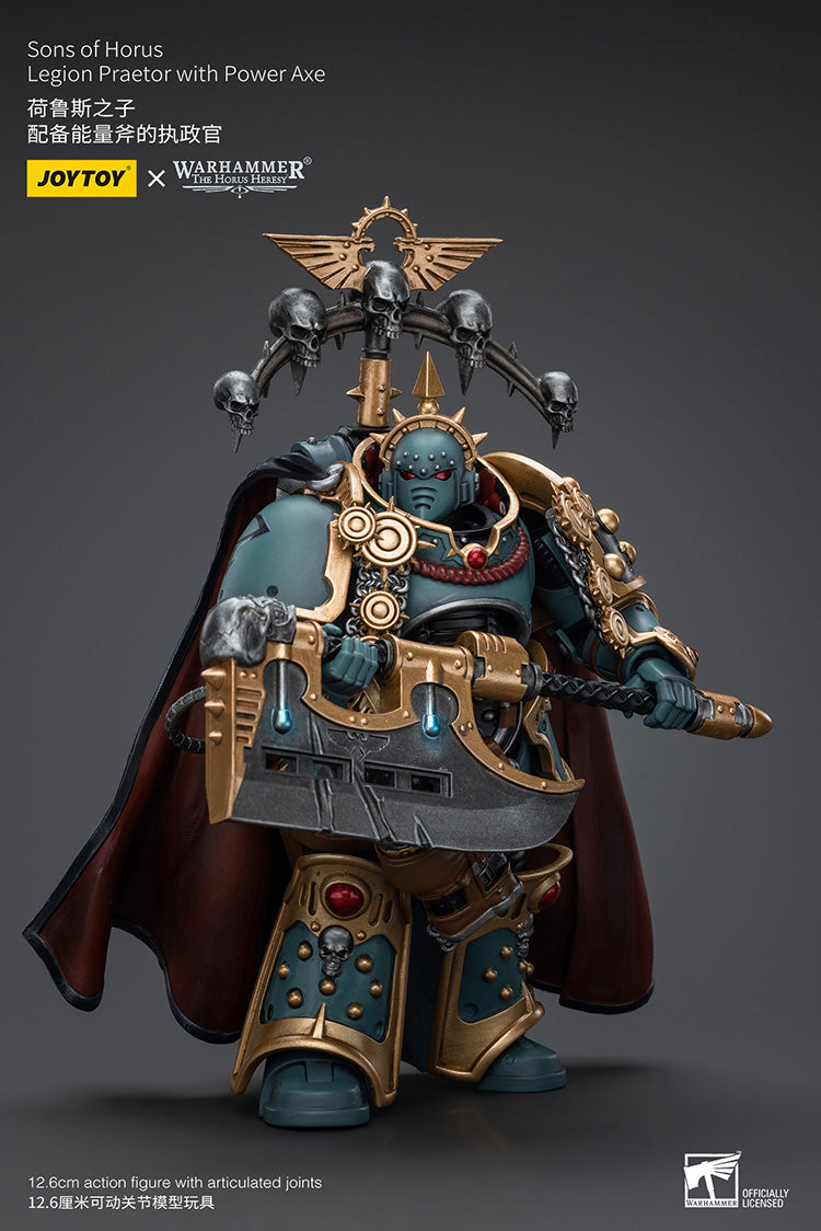 Sons of Horus Legion Praetor with Power Axe