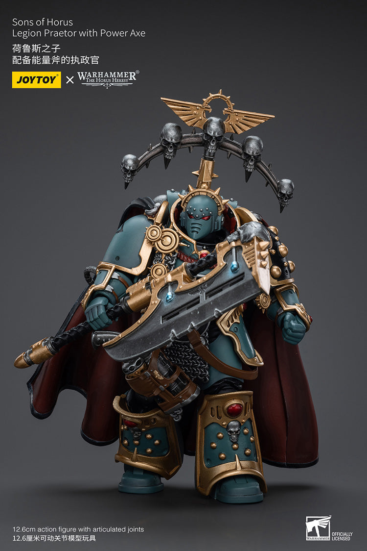 Sons of Horus Legion Praetor with Power Axe
