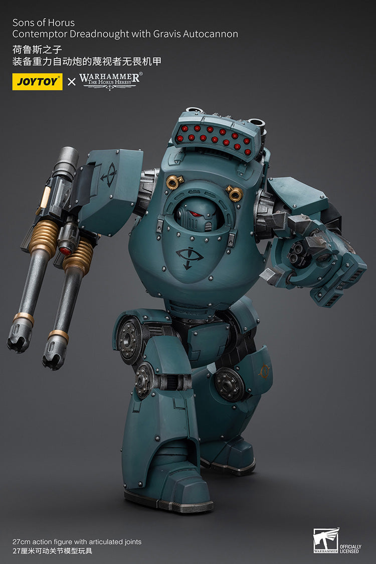 Sons of Horus Contemptor Dreadnought with Gravis Autocannon