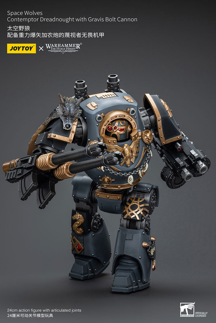 Space Wolves Contemptor Dreadnought with Gravis Bolt Cannon