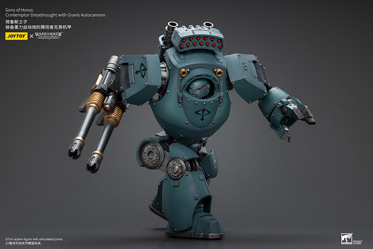 Sons of Horus Contemptor Dreadnought with Gravis Autocannon