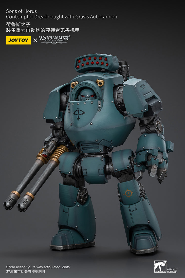 Sons of Horus Contemptor Dreadnought with Gravis Autocannon