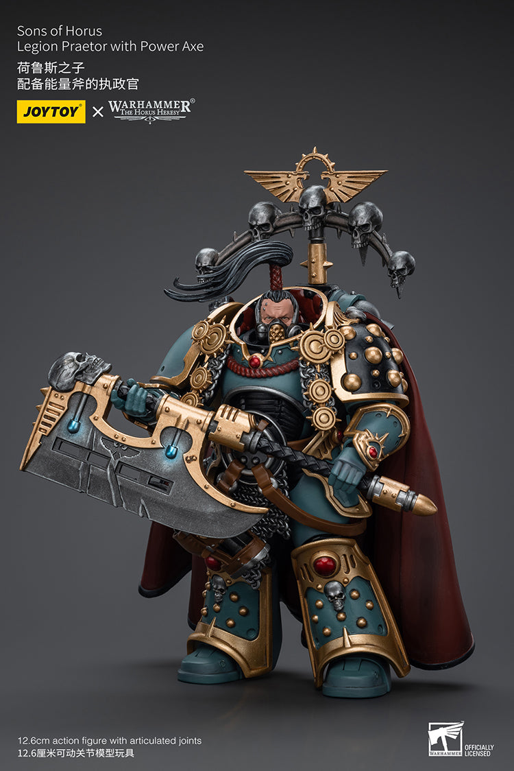 Sons of Horus Legion Praetor with Power Axe