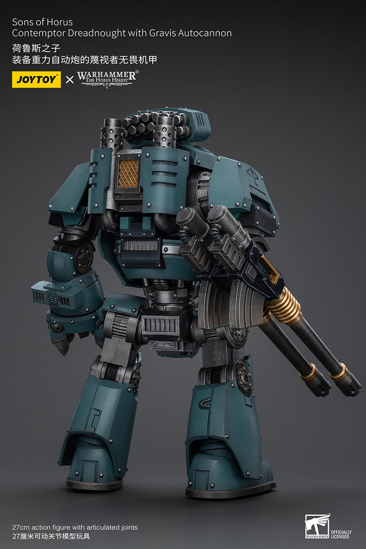 Sons of Horus Contemptor Dreadnought with Gravis Autocannon