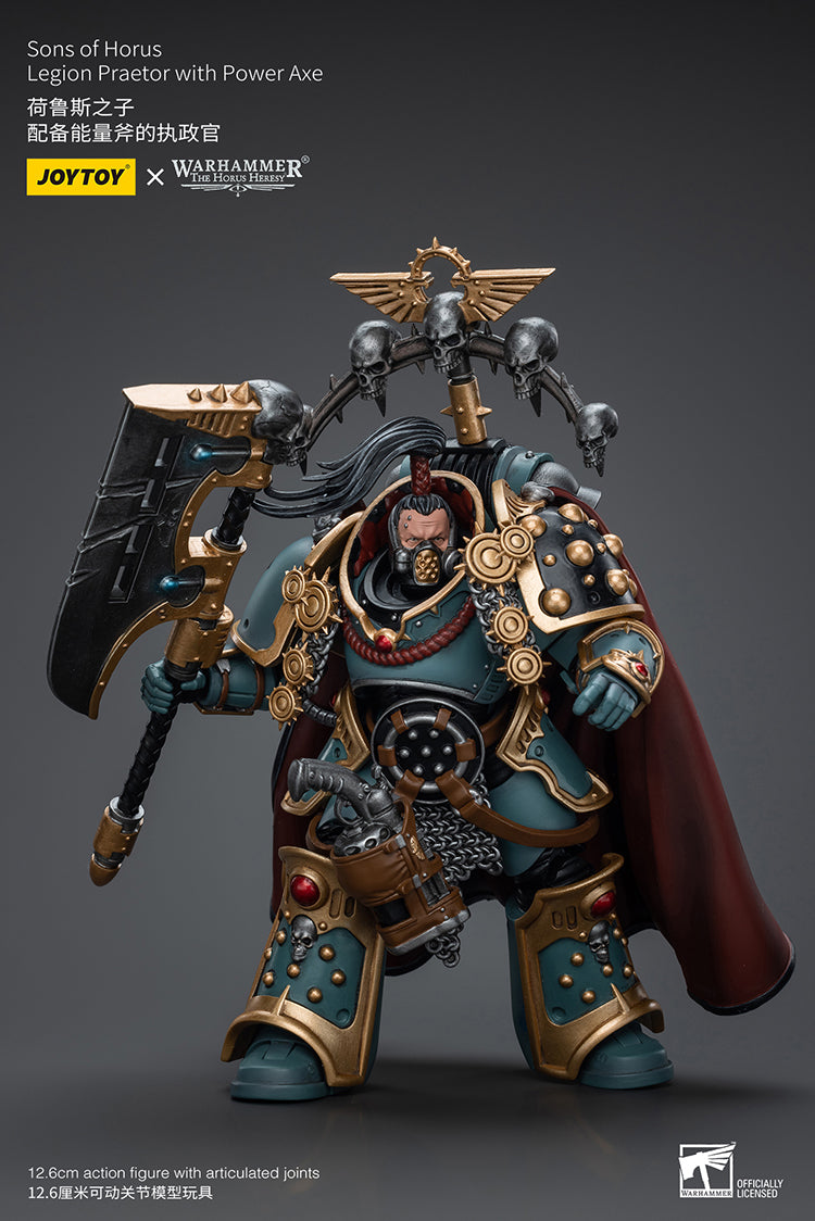 Sons of Horus Legion Praetor with Power Axe
