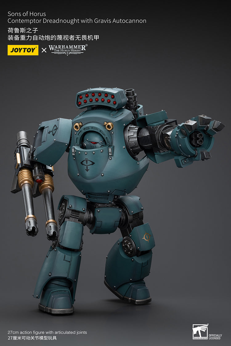 Sons of Horus Contemptor Dreadnought with Gravis Autocannon