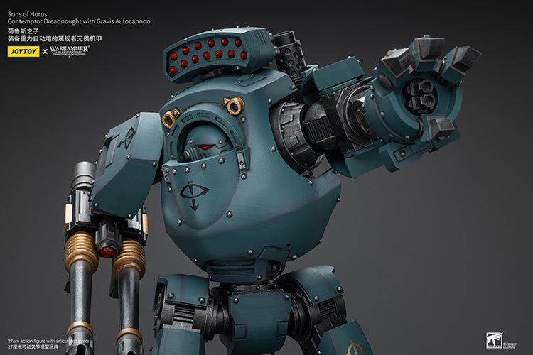 Sons of Horus Contemptor Dreadnought with Gravis Autocannon