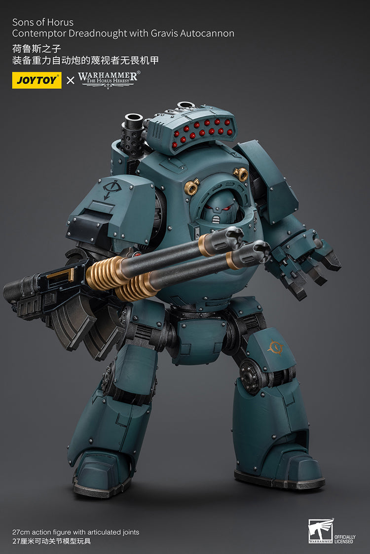 Sons of Horus Contemptor Dreadnought with Gravis Autocannon