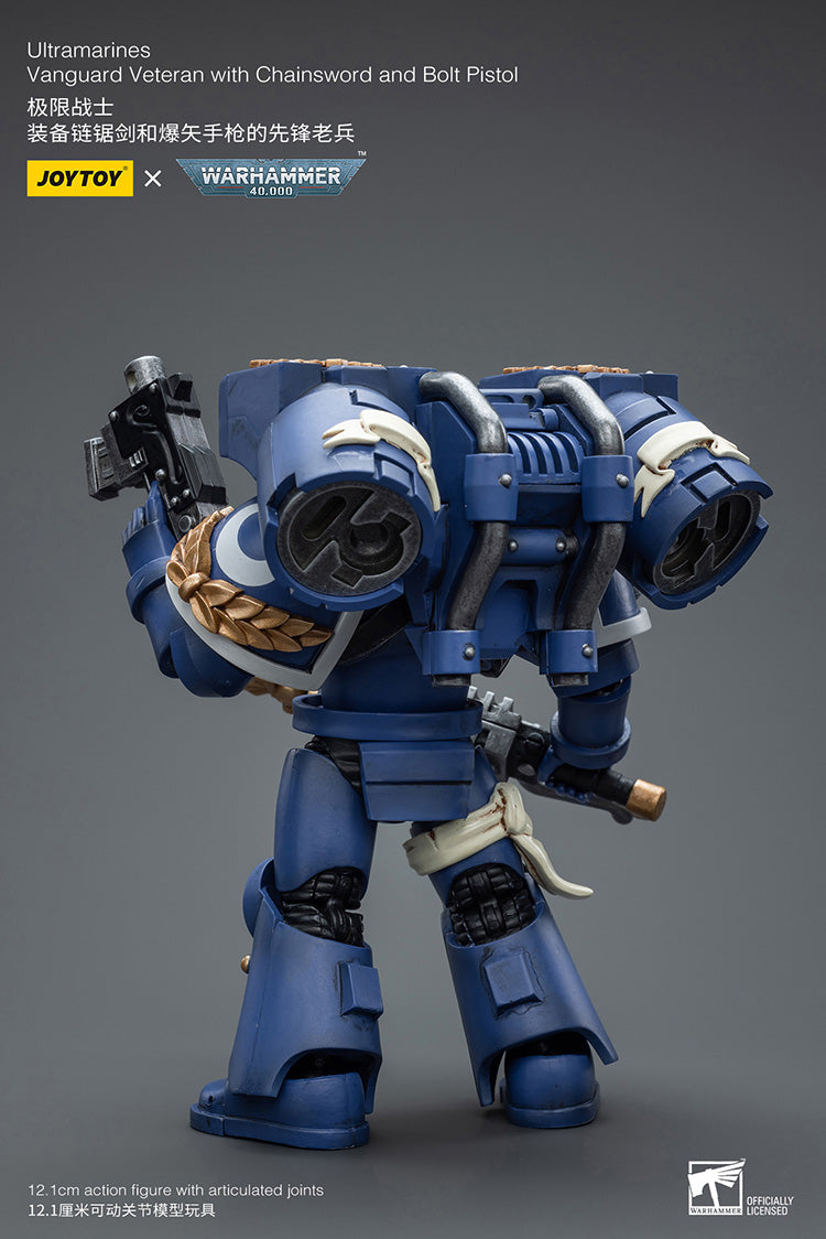 Ultramarines Vanguard Veteran with Chainsword and Bolt Pistol