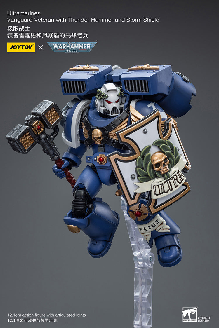 Ultramarines Vanguard Veteran with Thunder Hammer and Storm Shield