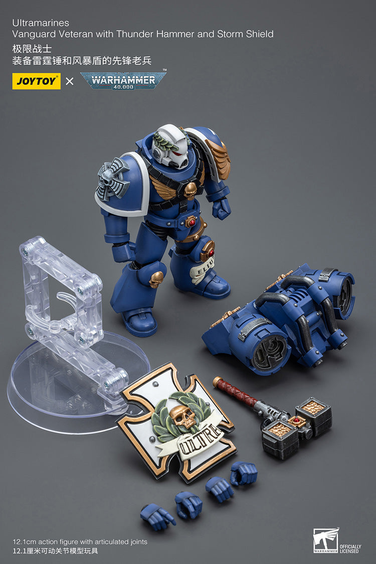 Ultramarines Vanguard Veteran with Thunder Hammer and Storm Shield