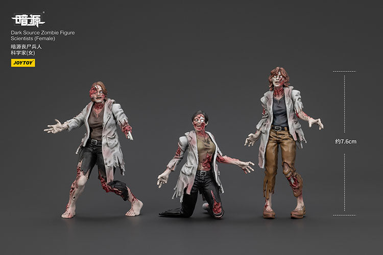 Dark Source Zombie Figure Scientists (Female)