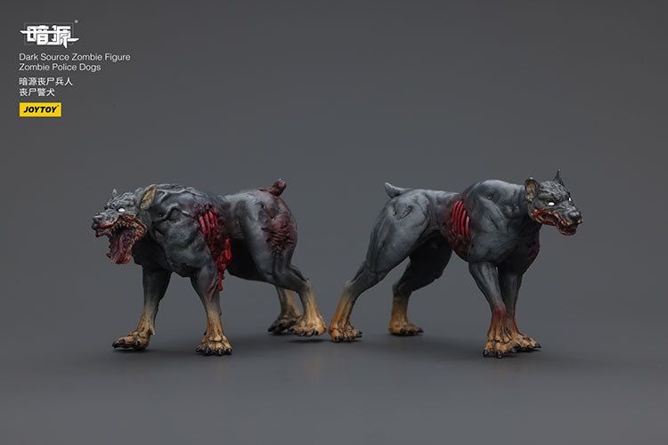 Dark Source Zombie Figure Zombie Police Dogs