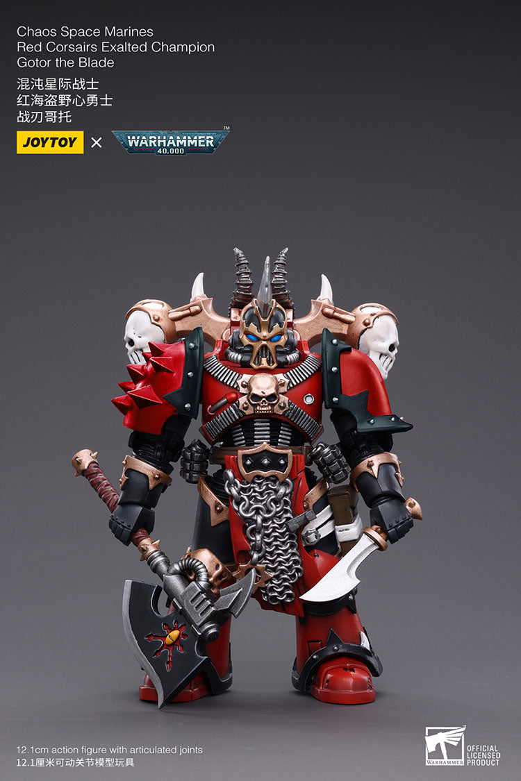 Chaos Space Marines Red Corsairs Exalted Champion Gotor the Blade