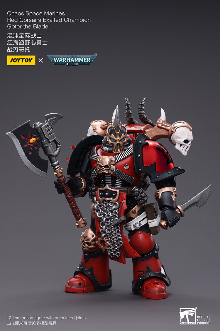 Chaos Space Marines Red Corsairs Exalted Champion Gotor the Blade