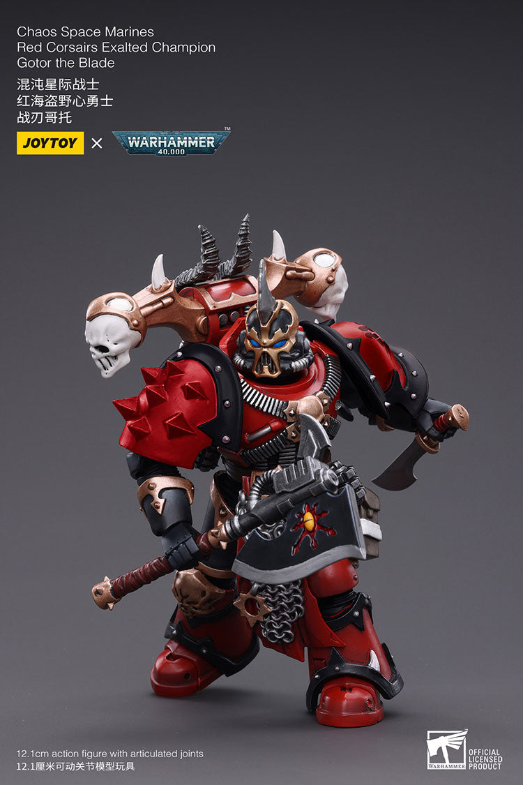 Chaos Space Marines Red Corsairs Exalted Champion Gotor the Blade