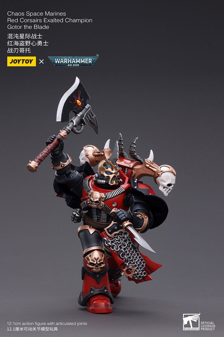Chaos Space Marines Red Corsairs Exalted Champion Gotor the Blade