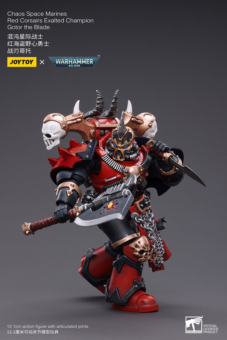 Chaos Space Marines Red Corsairs Exalted Champion Gotor the Blade