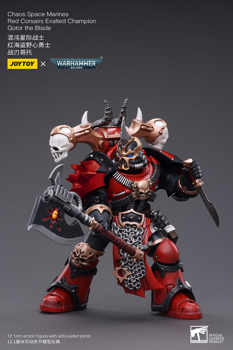 Chaos Space Marines Red Corsairs Exalted Champion Gotor the Blade